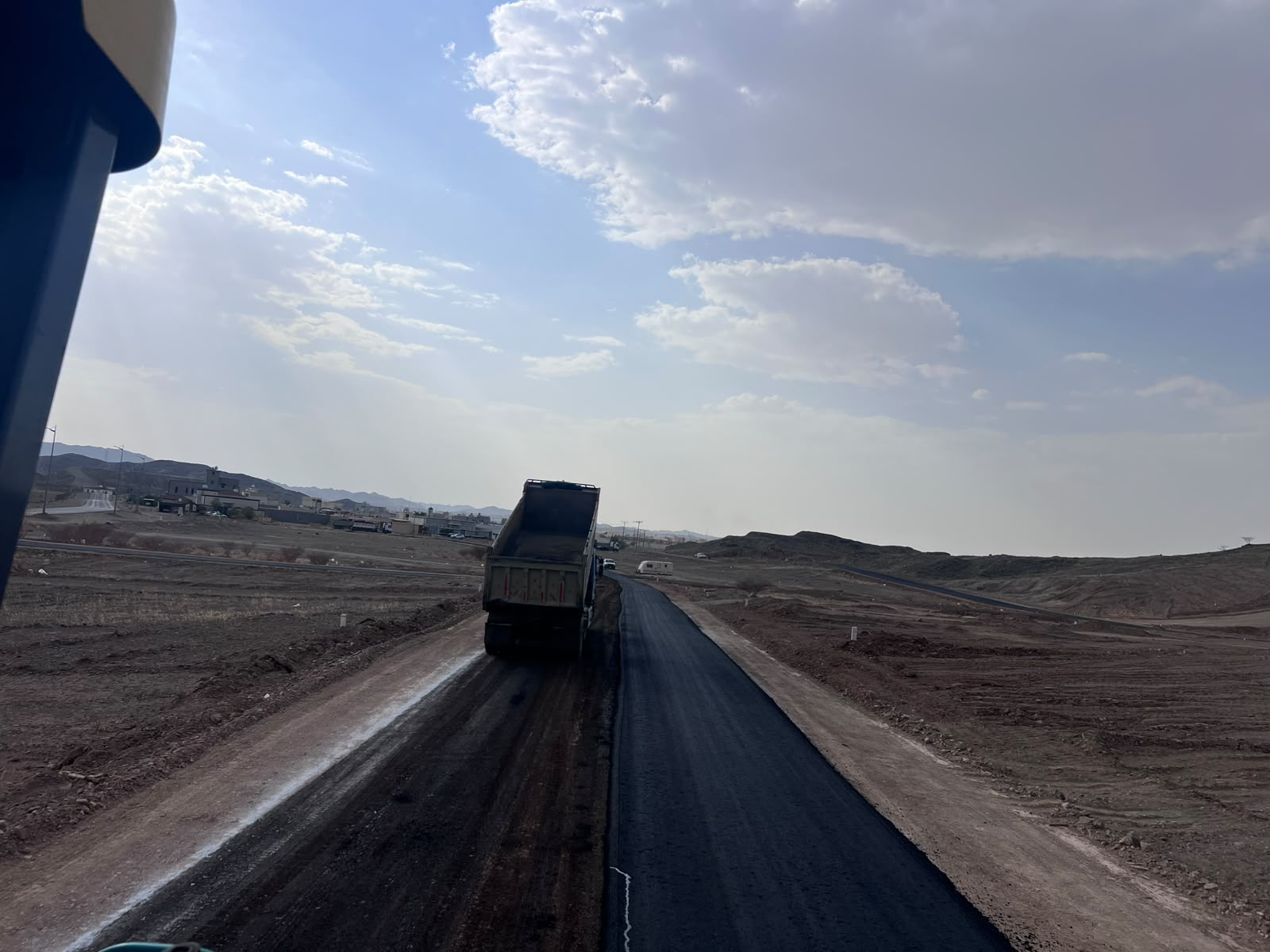 أعمال أسفلت من مؤسسة الشهراني